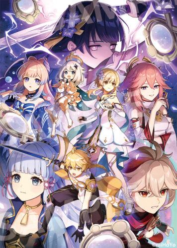 【画像】原神ファンブックの特典イラスト、綾華の顔酷くない？？？