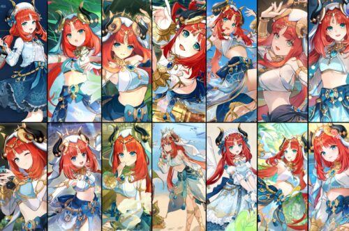 【キャラ】ニィロウさん、原神公式イラスト数トップへwww