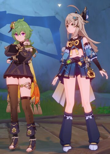 【キャラ】コレたそ脚が長いなwww