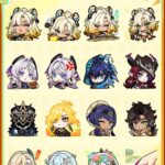 【話題】原神のLINEスタンプの新作が配信開始！！⇒〇〇が１つだけあるｗｗｗ